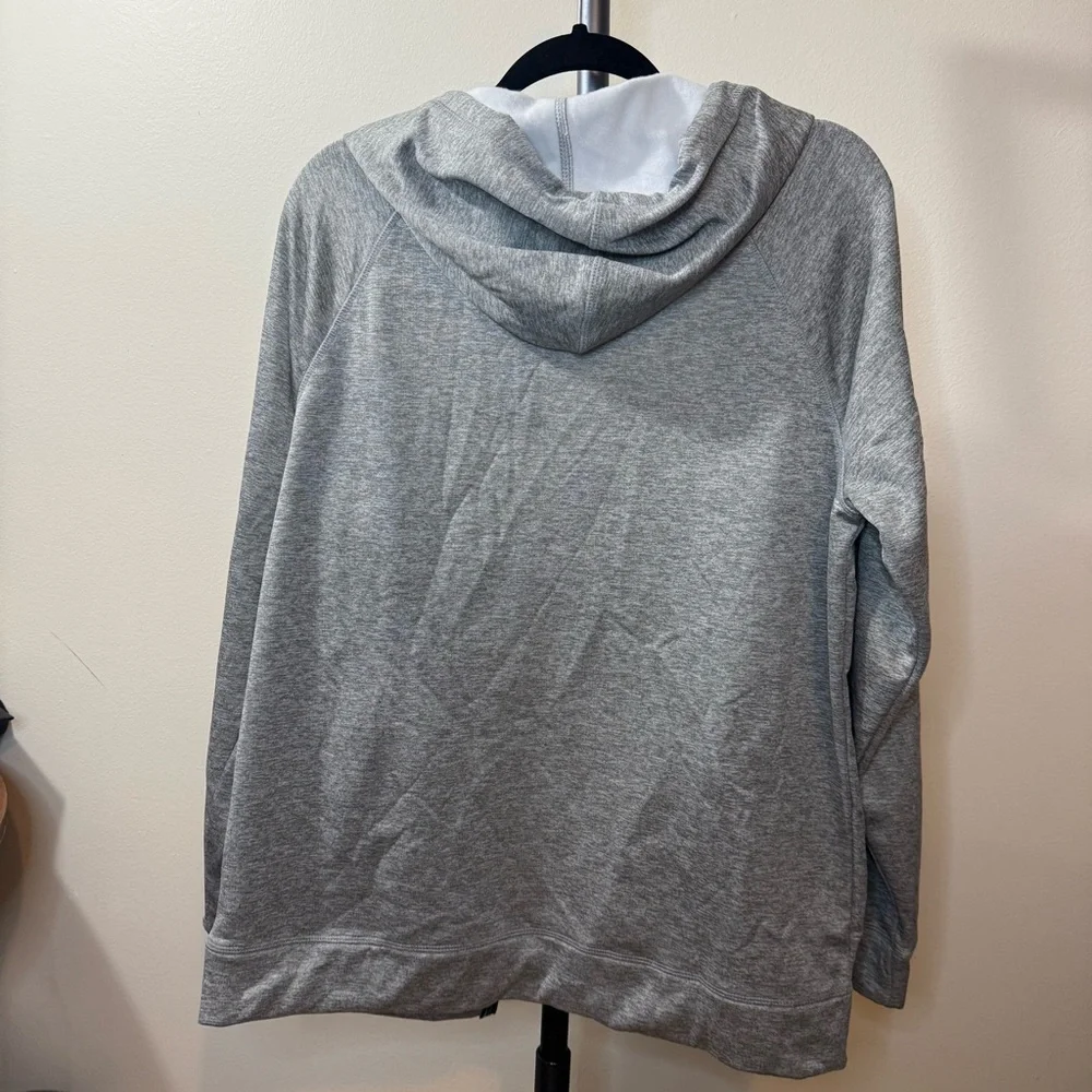 Eddie Bauer Men's Heather Gray Zip-Up Sweater - Picture 7 of 7
